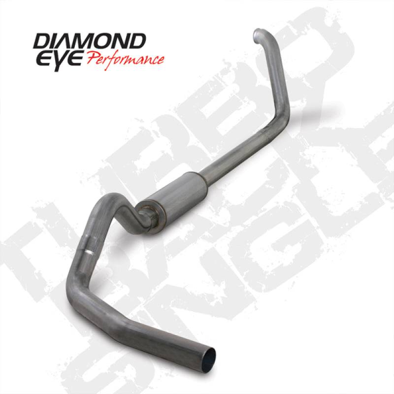 Diamond Eye KIT 4in TB SGL SS: 00-03 FORD 7.3L F250/F350 - Mammoth Racing -