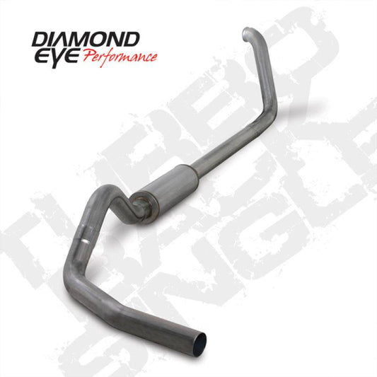 Diamond Eye KIT 4in TB SGL SS: 00-03 FORD 7.3L F250/F350 - Mammoth Racing -