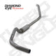 Diamond Eye KIT 4in TB SGL SS: 00-03 FORD 7.3L F250/F350 - Mammoth Racing -
