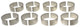 Clevite Pontiac V8 350-400-455 1955-79 Con Rod Bearing Set - Mammoth Racing -