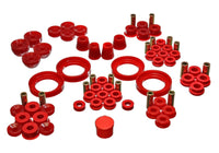 Energy Suspension 92-96 Honda Prelude Red Hyper-Flex Master Bushing Set - Mammoth Racing -