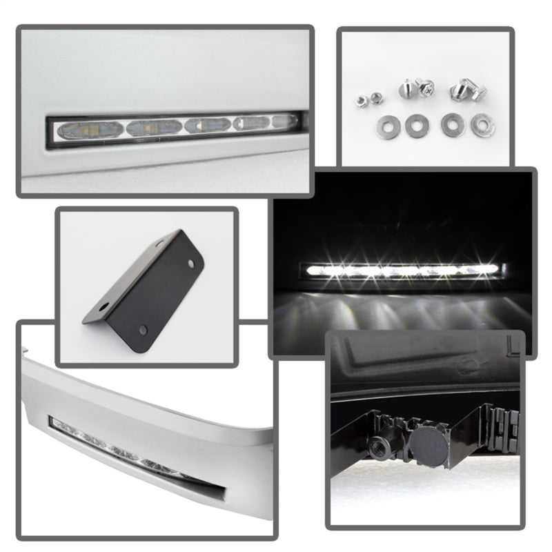 Spyder Toyota Tundra 07-13 Daytime LED Running Lights wo/switch Silver FL-DRL-TTU07-SIL - Mammoth Racing -