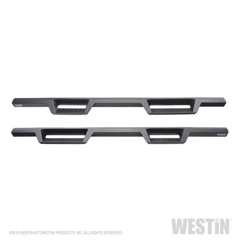 Westin 2019 Chevrolet Silverado / GMC Sierra 1500 Crew Cab Drop Nerf Step Bars - Textured Black - Mammoth Racing -