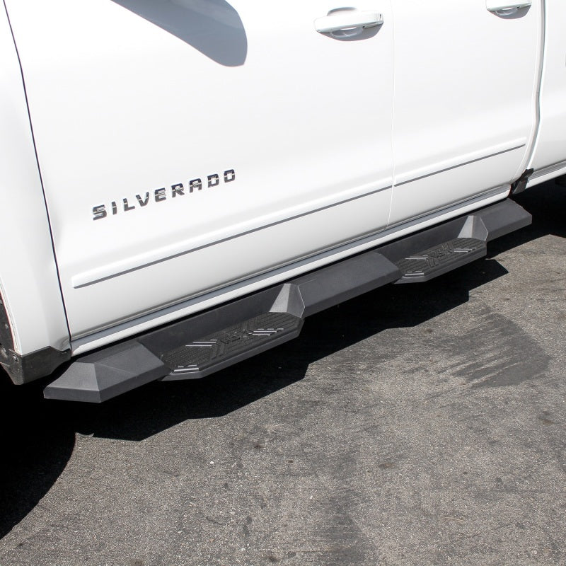 Westin/HDX 07-18 Chevy/GMC Silv/Sierra 15/25/3500 Ext/Dbl Xtreme Nerf Step Bars - Textured Black - Mammoth Racing -