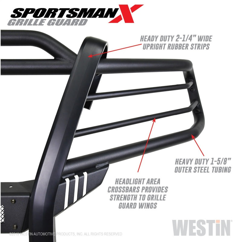 Westin 15-20 Chevrolet Colorado Sportsman X Grille Guard - Textured Black - Mammoth Racing -