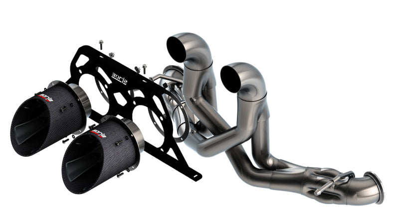 Borla 2017-2022 Ford GT 3.5L V6 AT/MT RWD 2DR 3-2in ATAK Catback 5in Dual Round Angle Cut CF Tips - Mammoth Racing -