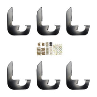 Westin 2015-2018 Chevrolet/GMC Colorado/Canyon Crew Cab Running Board Mount Kit - Black - Mammoth Racing -