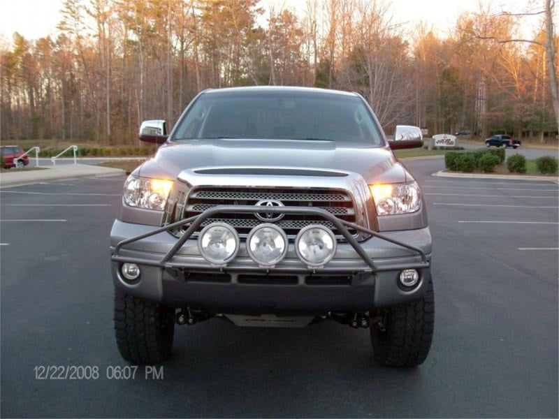 N-Fab Pre-Runner Light Bar 07-13 Toyota Tundra - Gloss Black - Mammoth Racing -