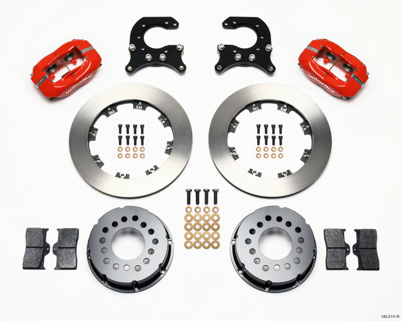 Wilwood Forged Dynalite P/S Rear Kit Red 58-64 Olds/Pontiac Ends - My Store