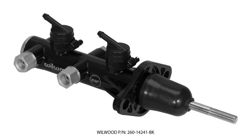 Wilwood Tandem Remote Master Cylinder - 7/8in Bore Black - My Store