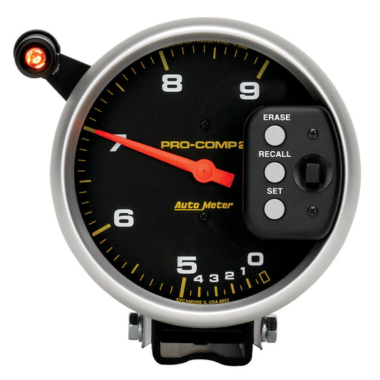 Autometer Pro-Comp 5 inch 9000 RPM Dual Range w/ Shift-Lite and Memory Tach - Mammoth Racing -