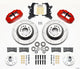 Wilwood Narrow Superlite 6R Front Hub & 1PC Rtr Kit 12.88in-Red 60-68 Ford / Mercury Full Size - My Store