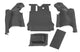 BedRug 07-10 Jeep JK 2Dr Rear 5pc BedTred Cargo Kit (Incl Tailgate & Tub Liner) - Mammoth Racing -