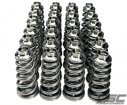GSC P-D Porsche GT3/GT3 (991) Single Conical Valve Spring Ti Retainer Steel Spring Seat Kit - Mammoth Racing -