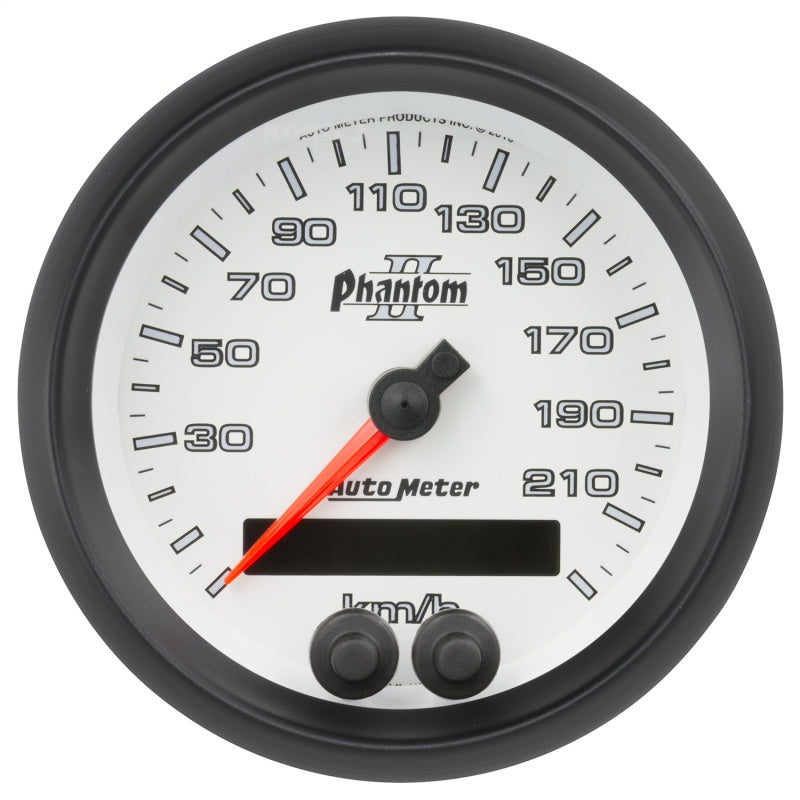 Autometer Phantom II 3-3/8in 0-225km/h (gps) Speedometer Gauge - My Store