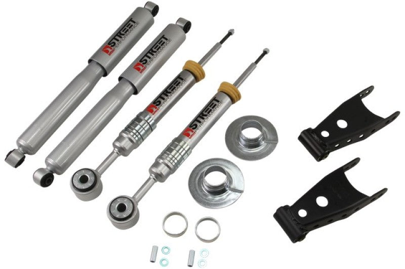 Belltech 09-13 Ford F150 All Cabs Short Bed 2WD Lowering Kit w/ SP Shocks +1 to -3in F/2in R Drop - Mammoth Racing -