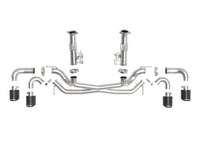 aFe MACH Force-Xp 3in to 2-1/2in 304SS Cat-Back (No Muff.) 2020 Chevy Corvette 6.2L - Carbon Tip - Mammoth Racing -