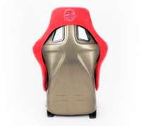 NRG FRP Bucket Seat ULTRA Edition - Large (Red Alcantara/Gold Glitter Back) - My Store
