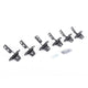 Go Rhino 21-22 Ford Bronco (Excl. Sport) 4DR Mtg. Brackets (V-Series V3/rb10+rb20 Slim) - Tex. Blk - Mammoth Racing -