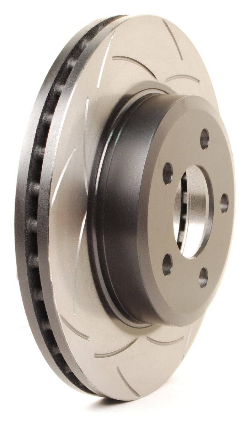 DBA 98-08 Mitsubishi EVO V-IX Front Slotted T2 Street Series Rotor - Mammoth Racing -