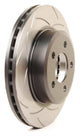 DBA 98-08 Mitsubishi EVO V-IX Front Slotted T2 Street Series Rotor - Mammoth Racing -
