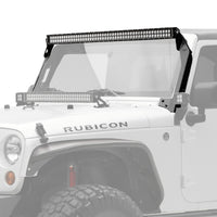 KC HiLiTES 07-18 Jeep JK 50in. C-Series C50 LED Light Bar w/Overhead Mount Bracket Kit - Mammoth Racing -