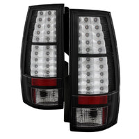 Spyder Chevy Suburban/GMC Yukon/Yukon Denali 07-14 LED Tail Lights Blk ALT-YD-CSUB07-LED-BK - Mammoth Racing -