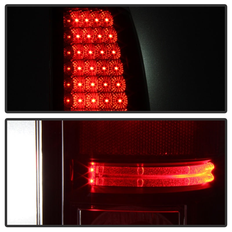 Spyder Chevy Silverado 1500 03-06 (Not Fit Stepside)LED Tail Lights Blk Smke ALT-YD-CS03-LED-BSM - Mammoth Racing -