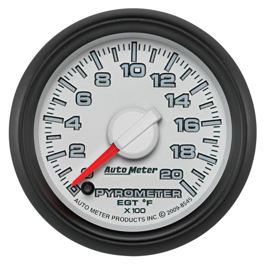 Autometer Factory Match 52.4mm Advanced Digital Stepper Motor 0-2000 Deg F Pyrometer - My Store