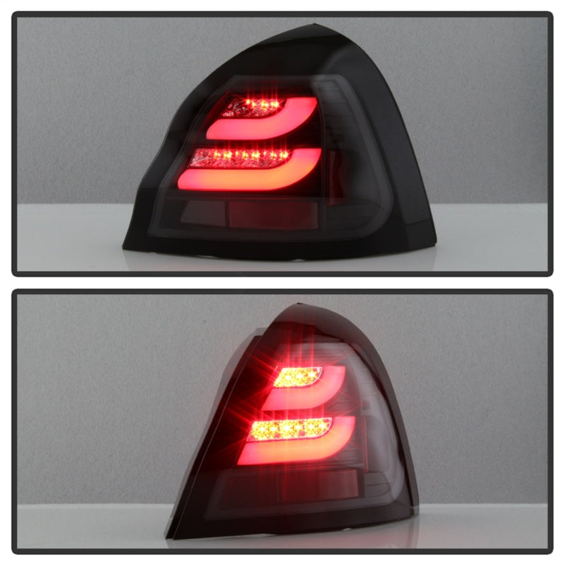 Spyder Pontiac Grand Prix 04-08 Light Bar LED Tail Light Black ALT-YD-PGP04-LED-BK - Mammoth Racing -