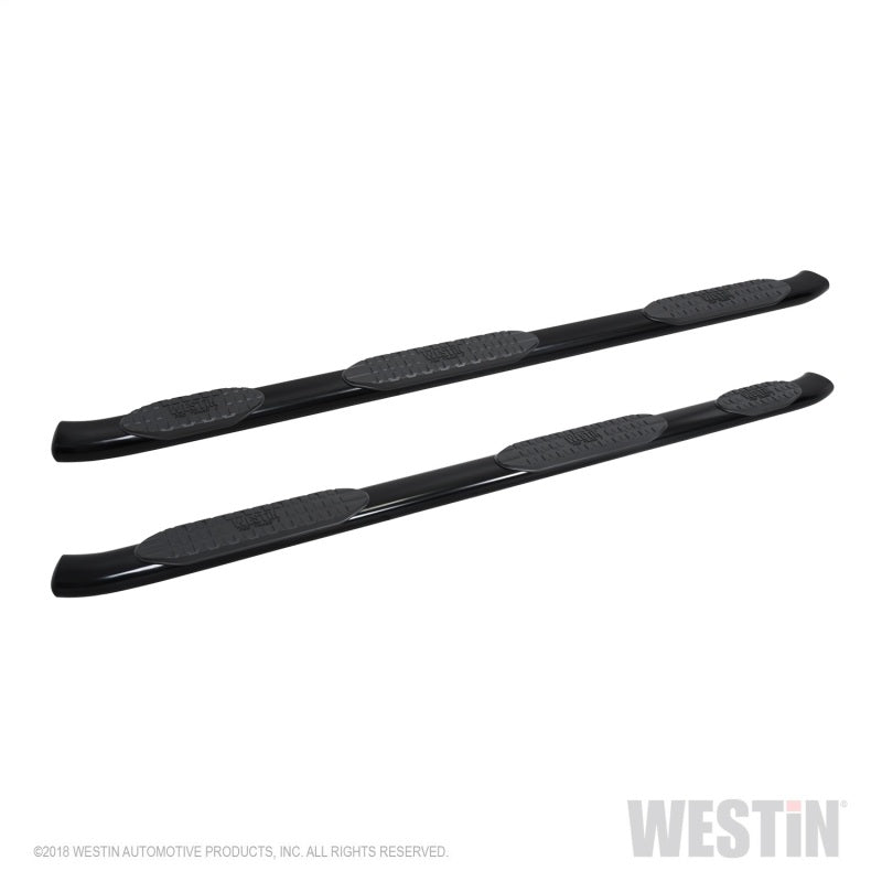 Westin 2019 Chevrolet Silverado/Sierra 1500 CC (5.5ft) PRO TRAXX 5 WTW Oval Nerf Step Bars - Black - Mammoth Racing -