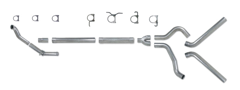 Diamond Eye KIT 4in TB MFLR RPLCMENT PIPEDUALALUM94-97 5 7 3L F250/F350 PWRSTROKE NFS - Mammoth Racing -