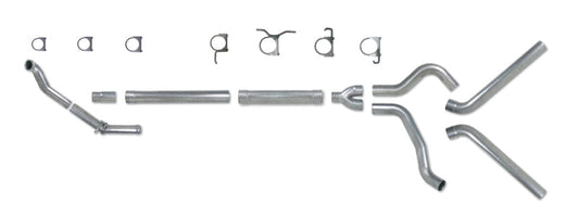 Diamond Eye KIT 4in TB MFLR RPLCMENT PIPEDUALALUM94-97 5 7 3L F250/F350 PWRSTROKE NFS - Mammoth Racing -