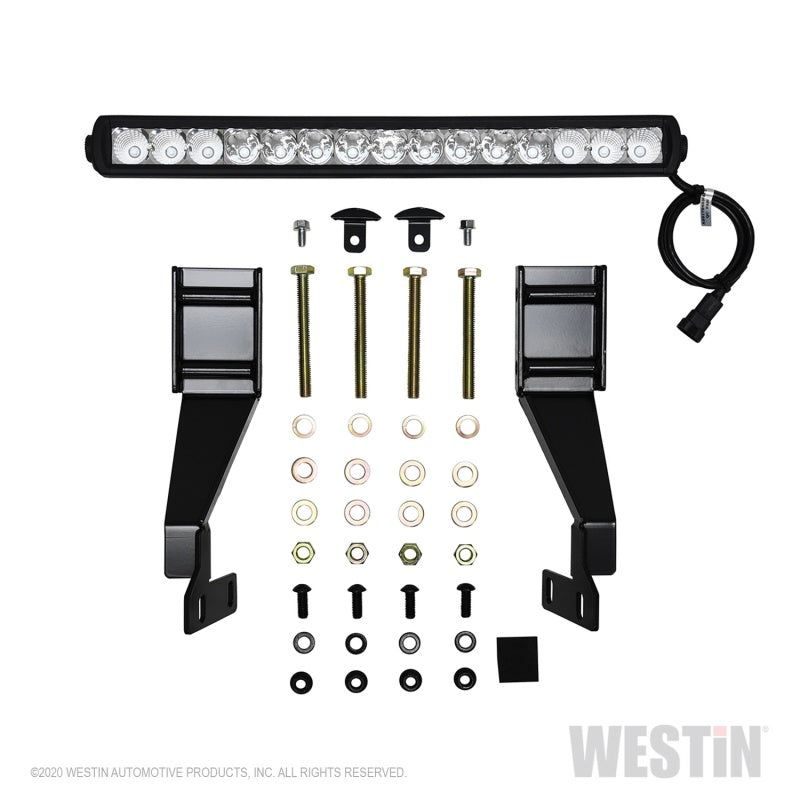 Westin 2020 Chevy Silverado 2500/3500 Ultimate LED Bull Bar - Textured Black - Mammoth Racing -