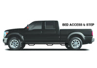 N-Fab Nerf Step 2017 Chevy-GMC 2500/3500 Double Cab 6.5ft Bed - Gloss Black - Bed Access - 3in - Mammoth Racing -