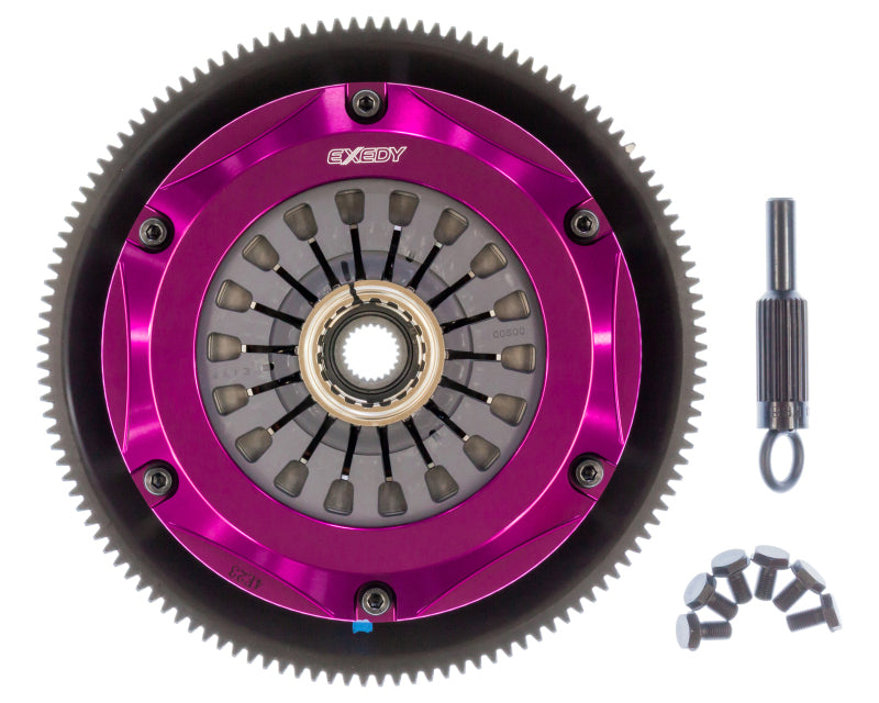 Exedy 1993-1995 Mazda Rx-7 R2 Hyper Twin Cerametallic Clutch Sprung Center Disc Pull Type - Mammoth Racing -