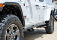 N-Fab RKR Step System 2019 Jeep Wrangler JT 4 Door Truck Full Length - Tex. Black - 1.75in - Mammoth Racing -