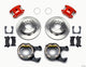 Wilwood D154 P/S Park Brake Kit Red 12 Bolt 2.81in Offset Staggered Shock - Mammoth Racing -