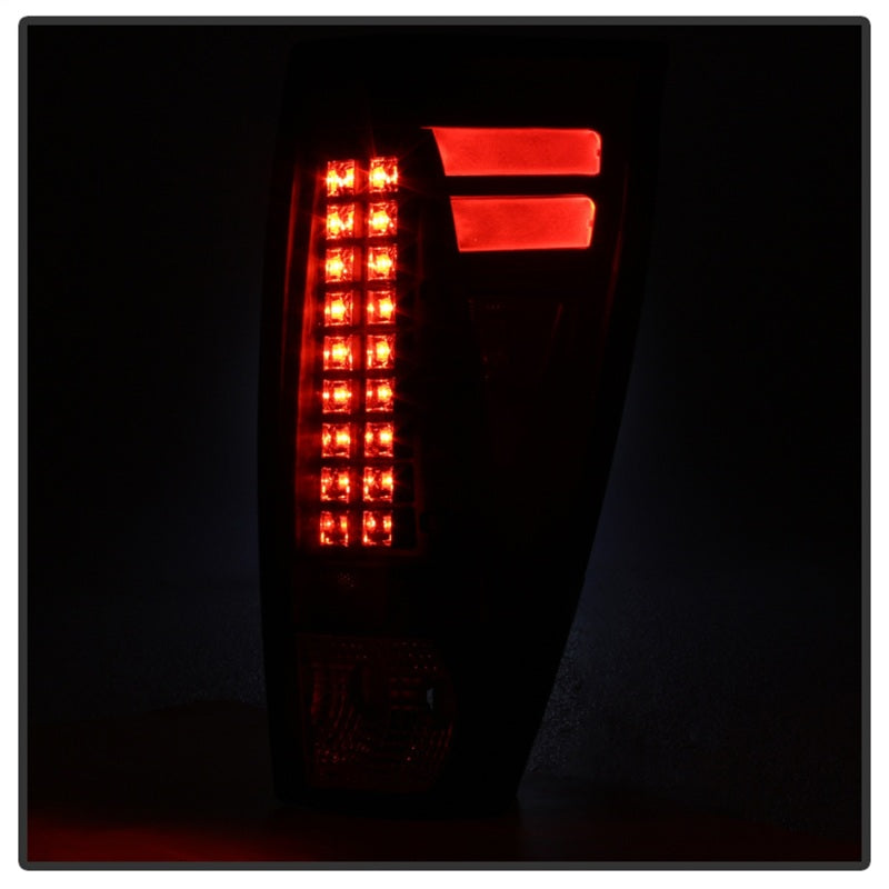 Spyder Chevy Avalanche 02-06 LED Tail Lights Black ALT-YD-CAV02-LED-BK - Mammoth Racing -