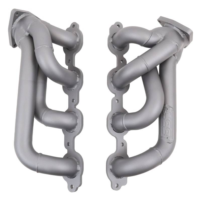 BBK 14-18 GM Truck 5.3/6.2 1 3/4in Shorty Tuned Length Headers - Titanium Ceramic - Mammoth Racing -