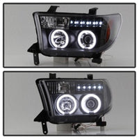 Spyder Toyota Tundra 07-13 Projector Headlights CCFL Halo LED Blk PRO-YD-TTU07-CCFL-BK - Mammoth Racing -