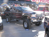 N-Fab Light Bar 99-07 Ford F250/F350 Super Duty/Excursion - Tex. Black - Light Tabs - Mammoth Racing -