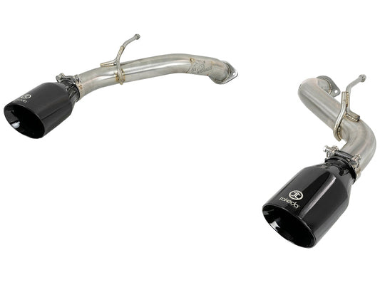 aFe Takeda 2.5in 304 SS Axle-Back Exhaust w/ Black Tips 16-18 Infiniti Q50 V6-3.0L (tt) - Mammoth Racing -