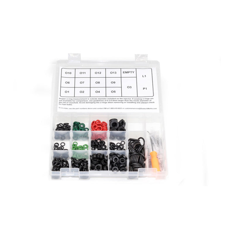 Deatschwerks Master Shop Injector O-Ring Kit (500 Pieces) - Mammoth Racing -