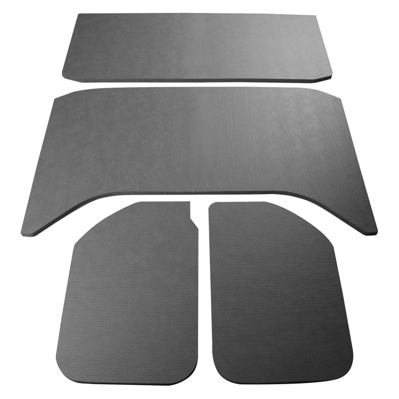 DEI 11-18 Jeep Wrangler JK 4-Door Leather Look Headliner Gray 4 Piece - Mammoth Racing -