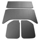 DEI 11-18 Jeep Wrangler JK 4-Door Leather Look Headliner Gray 4 Piece - Mammoth Racing -