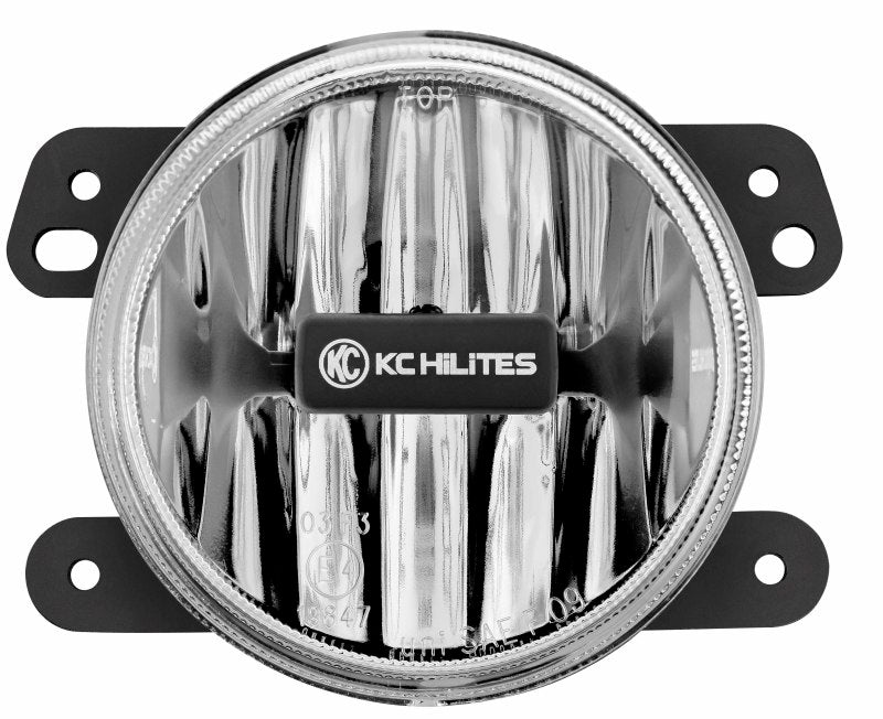 KC HiLiTES 07-09 Jeep JK Gravity G4 LED Light 10w Sae/ece Clear Fog Beam (Single) - Mammoth Racing -