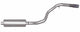 Gibson 93-95 Jeep Grand Cherokee Laredo 4.0l 2.5in Cat-Back Single Exhaust - Stainless - Mammoth Racing -