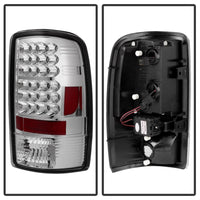 Spyder Chevy Suburban/Tahoe 1500/2500 00-06/GMC Yukon LED Tail Lights Chrome ALT-YD-CD00-LED-C - Mammoth Racing -