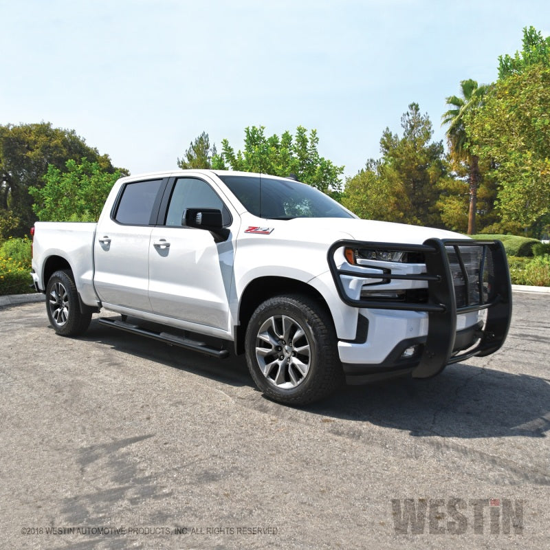 Westin Premier 4 Oval Nerf Step Bars - 85 in - Black - Mammoth Racing -